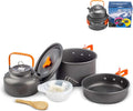 Non-Stick Lightweight Camping Cookware Set, Portable & Durable