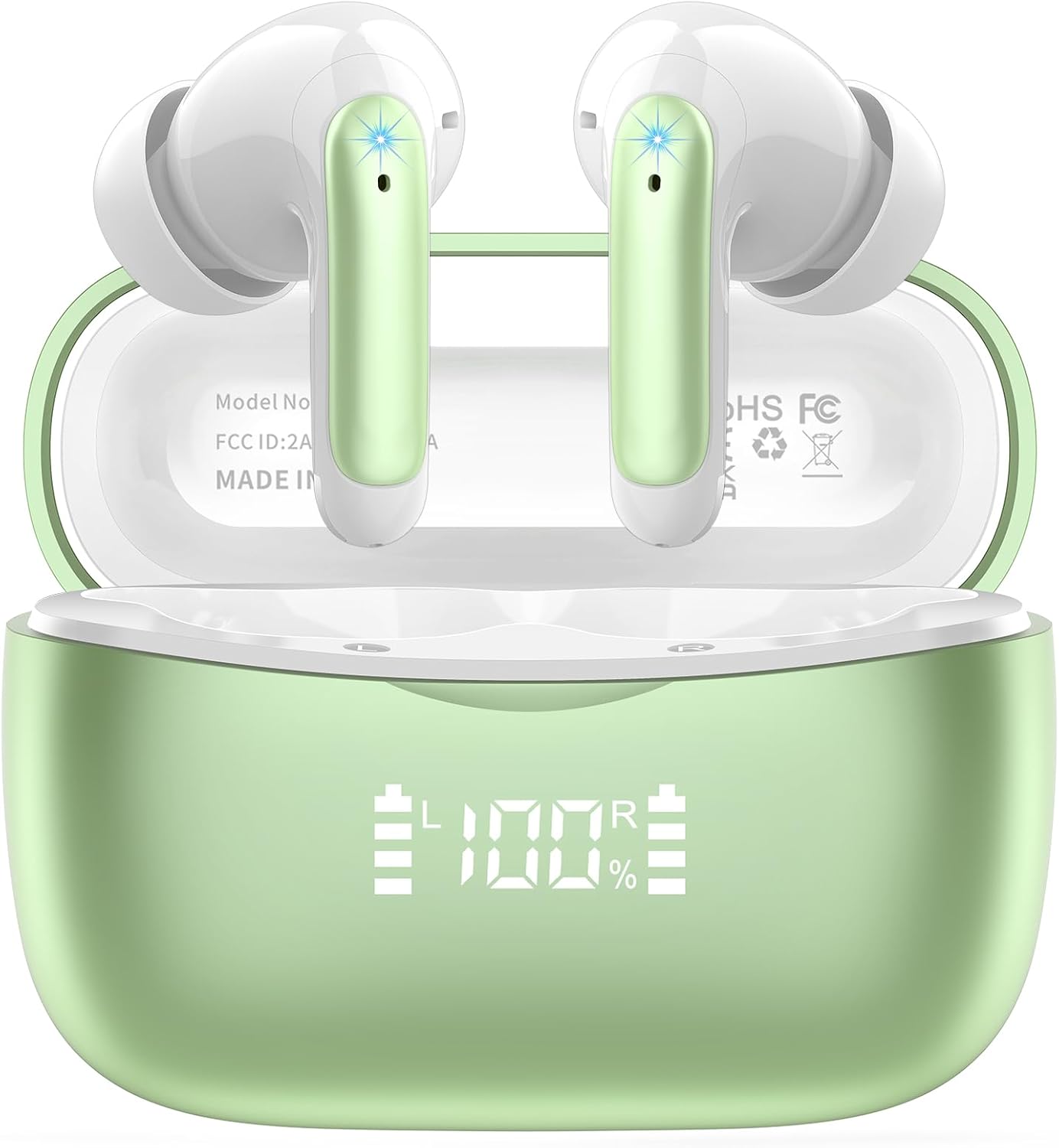 56H Playtime Deep Bass Wireless Earbuds - IP7 Waterproof