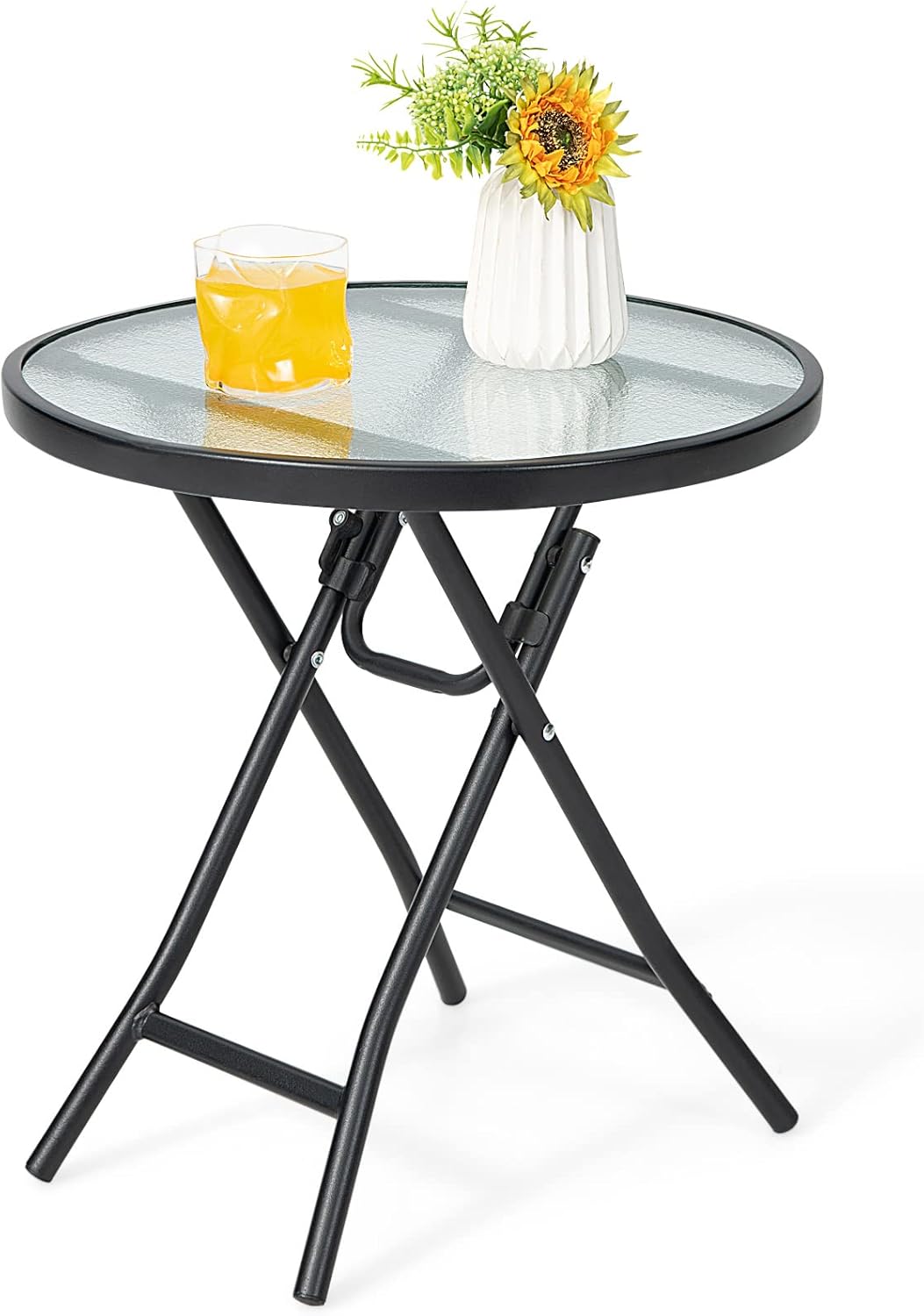 Giantex Folding Side Table: Stylish & Practical for Any Space