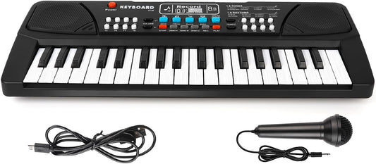 TWFRIC 37-Key Kids Piano Keyboard - Perfect Gift for Young Musicians!