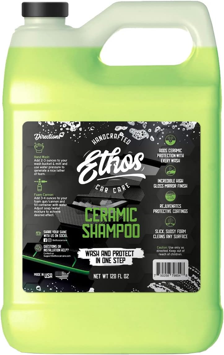 Ceramic Car Shampoo for Superior Cleaning and Hydrophobic Shine