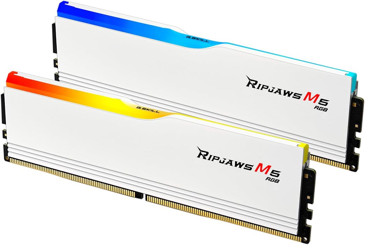 G.SKILL Ripjaws M5 RGB DDR5 RAM 64GB 6000MT/s for Gaming