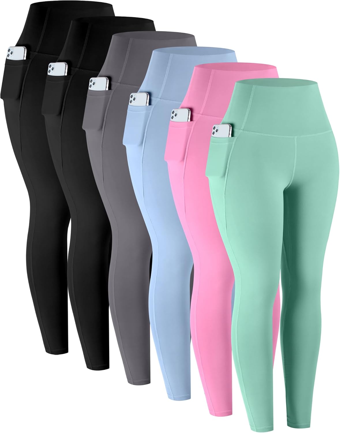LZYVOO Leggings with Pockets for Women - Soft High Waisted Pants