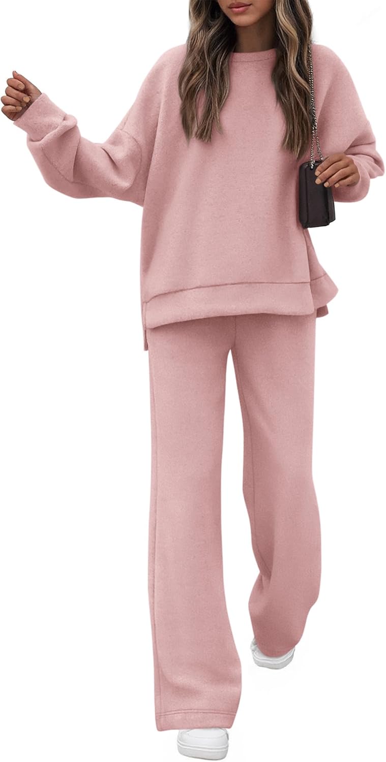KIRUNDO Fall Sweatsuits Women 2 Piece Outfit Lounge Sets 2025