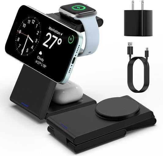 Foldable Fast Wireless Charging Station - Barpecyou