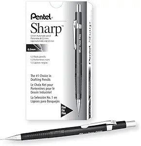 Pentel Sharp Automatic Pencil Box of 12, 0.5mm Lead Size