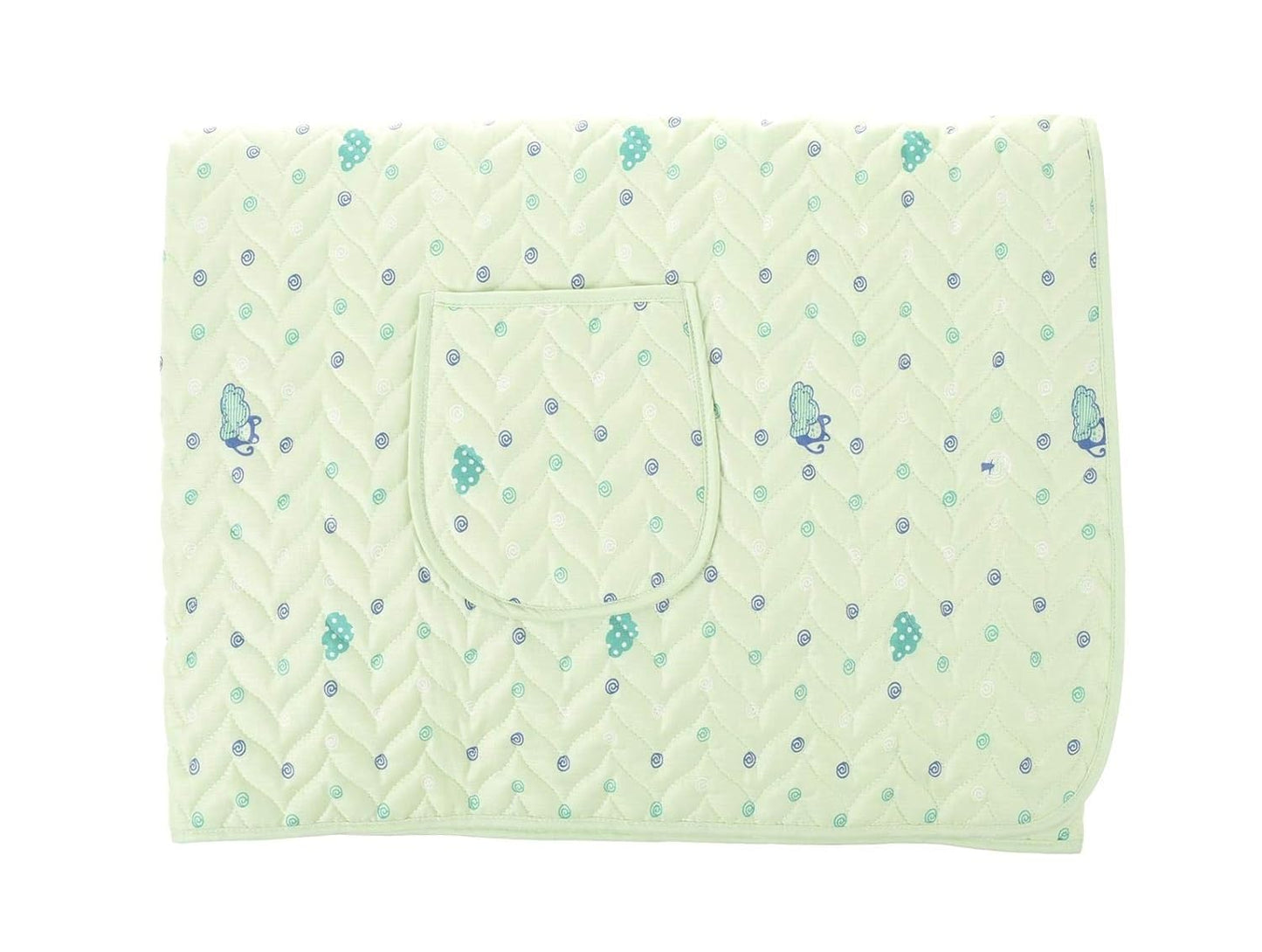 WonaBang Korean Baby Wrap Carrier | Podagei Seagull Quilt | Capri Green