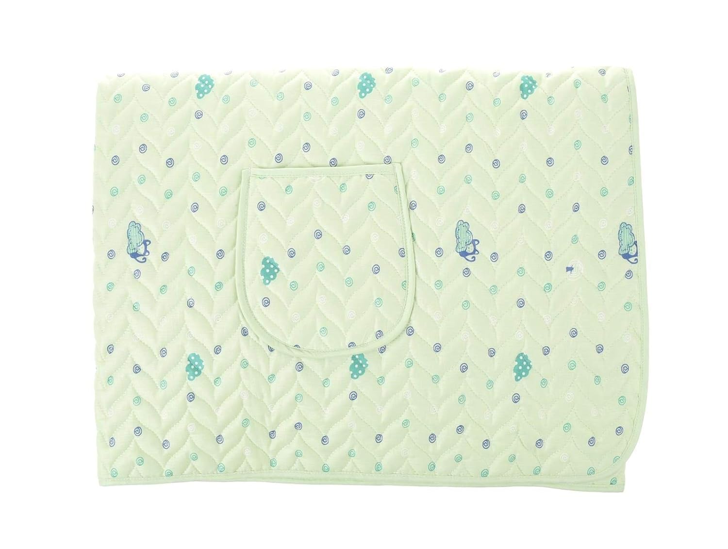 WonaBang Korean Baby Wrap Carrier | Podagei Seagull Quilt | Capri Green