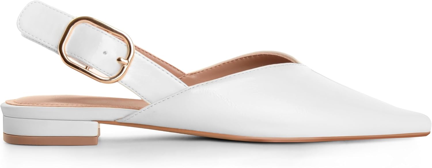 Slingback Flat Shoes for Women Comfortable Casual Office Wear