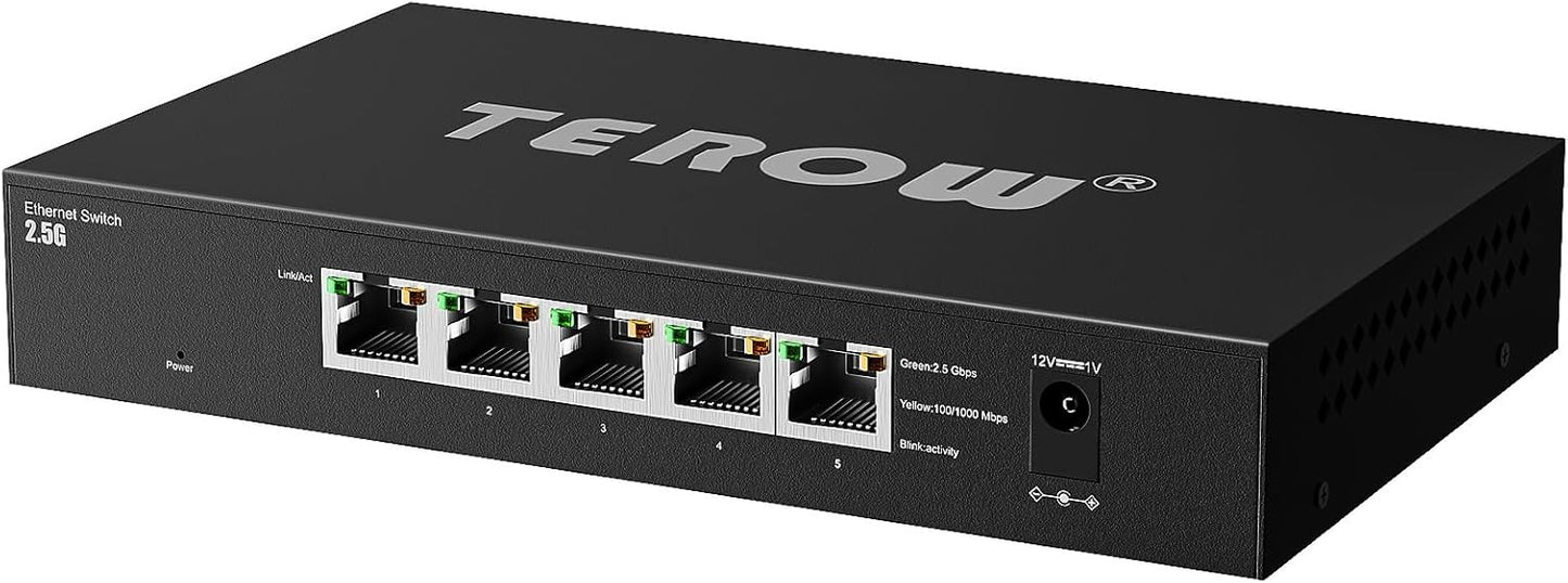 5 Port 2.5G Ethernet Switch for Fast Network Performance