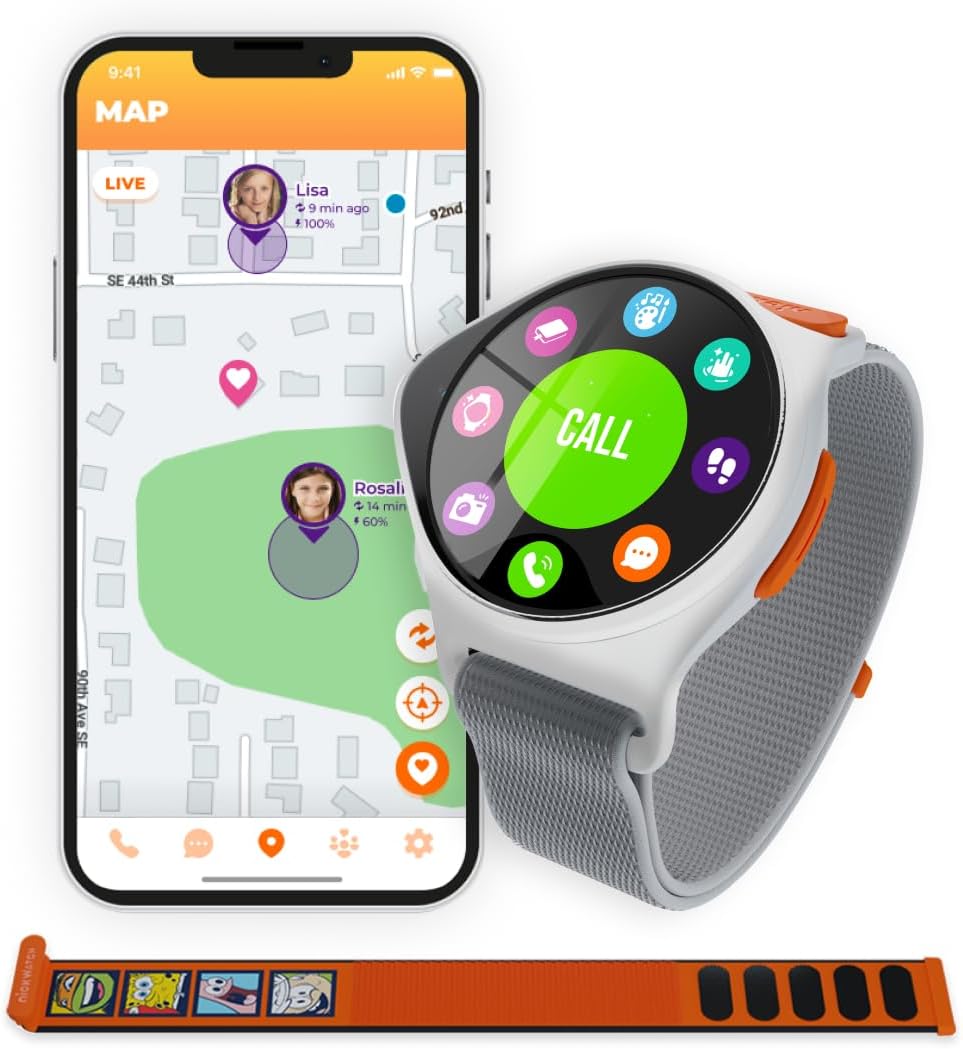 NickWatch Smartwatch: GPS Tracking, Chat & Call, Endless Fun! 