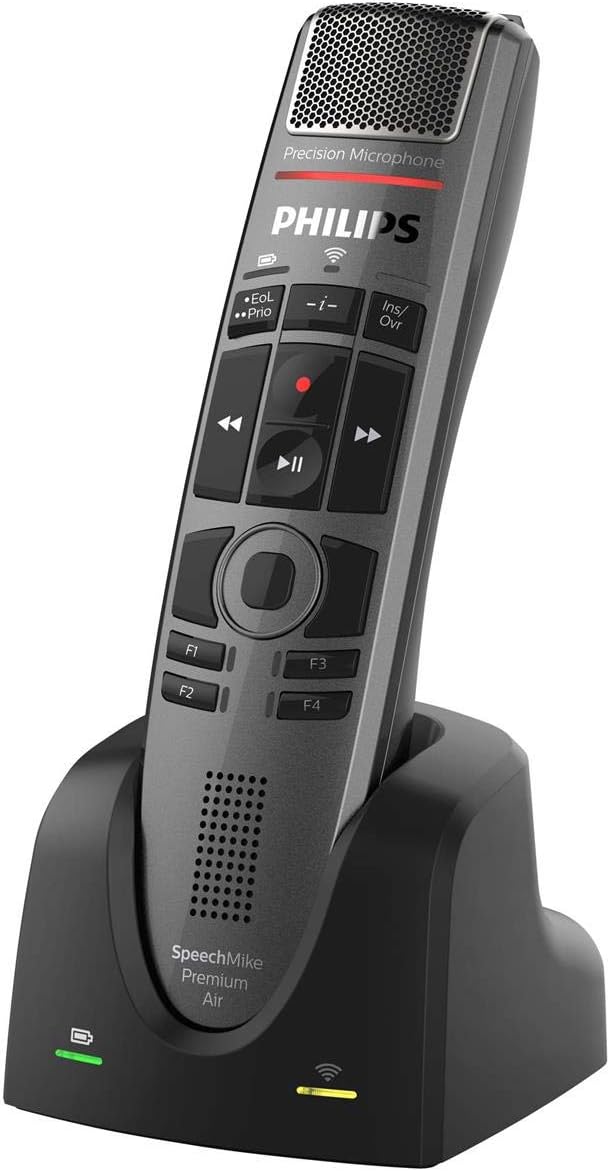 PHILIPS SpeechMike Premium Air Wireless Dictation Microphone Review
