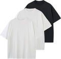 Men's Oversized Cotton T-Shirt - Loose Unisex Crew Neck Tee