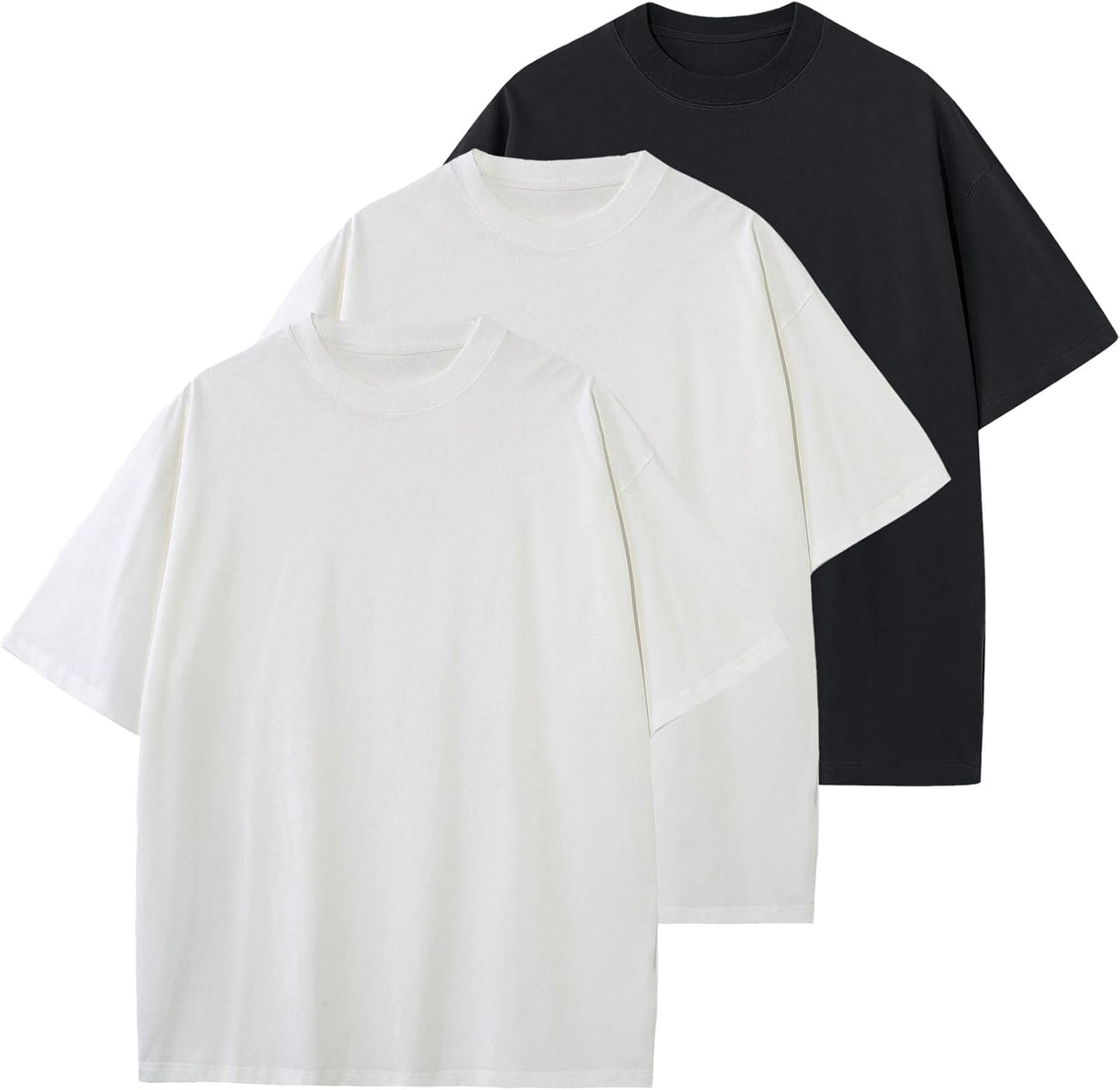 Men's Cotton T-Shirts Oversized Unisex Short Sleeve Casual Tops
