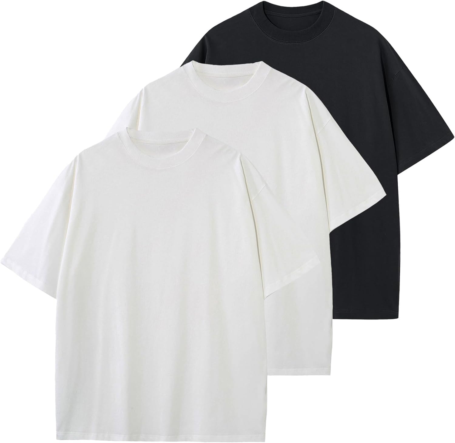 Men's Cotton T-Shirts Oversized Unisex Short Sleeve Casual Tops