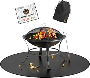 Fire Pit Mats for Under Fire Pit - 48in Fireproof Deck Protector