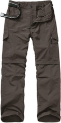 Mens Hiking Pants Quick Dry Convertible Zip Off - Sun Protection