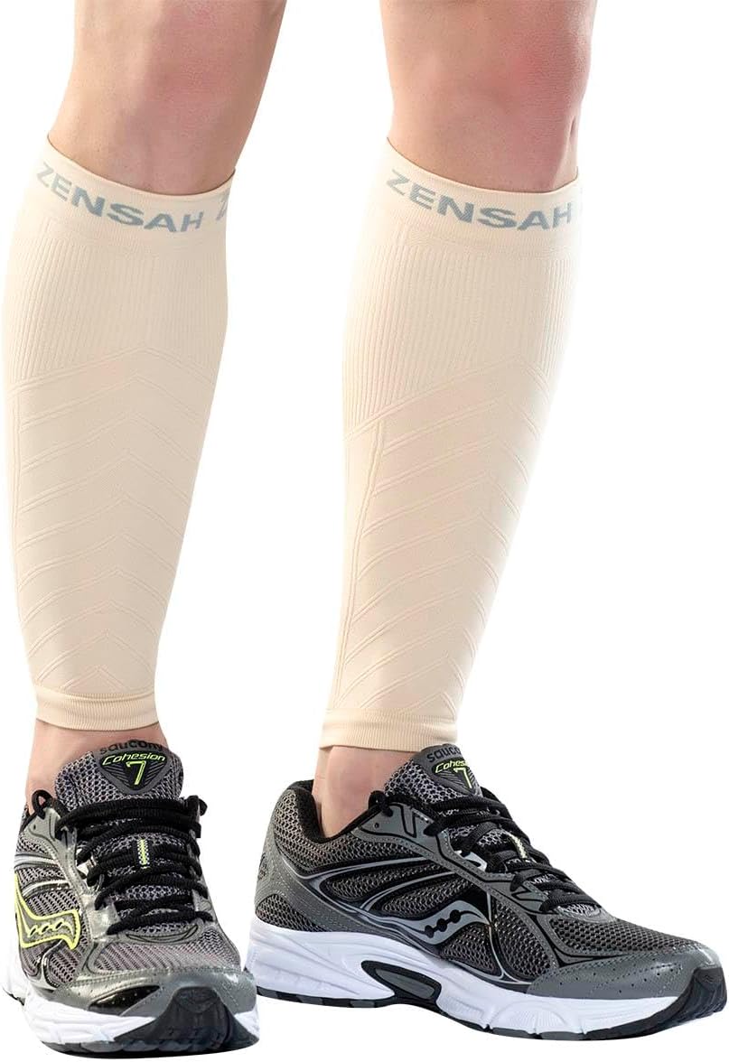 Zensah Running Leg Compression Sleeves for Shin Splint Relief