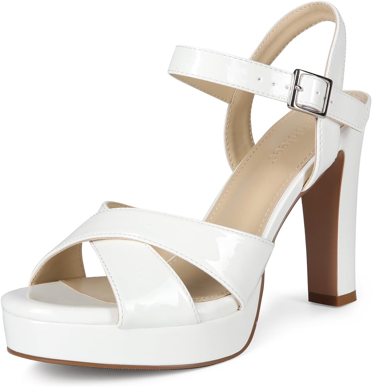 Platform High Heels for Women with Strappy Chunky Design