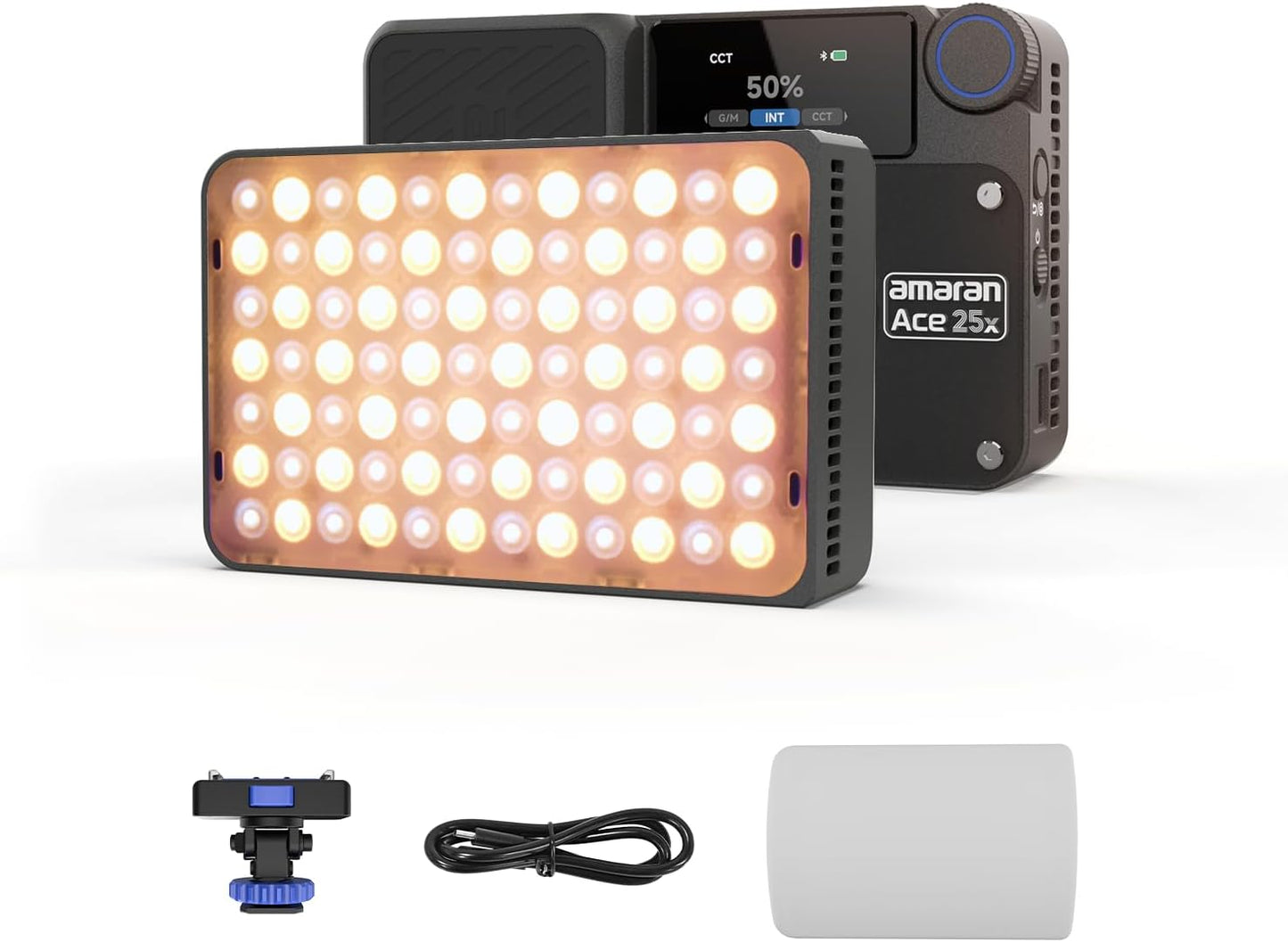 amaran Ace 25x Video Light: Compact Bi-Color LED for Vlog/Video