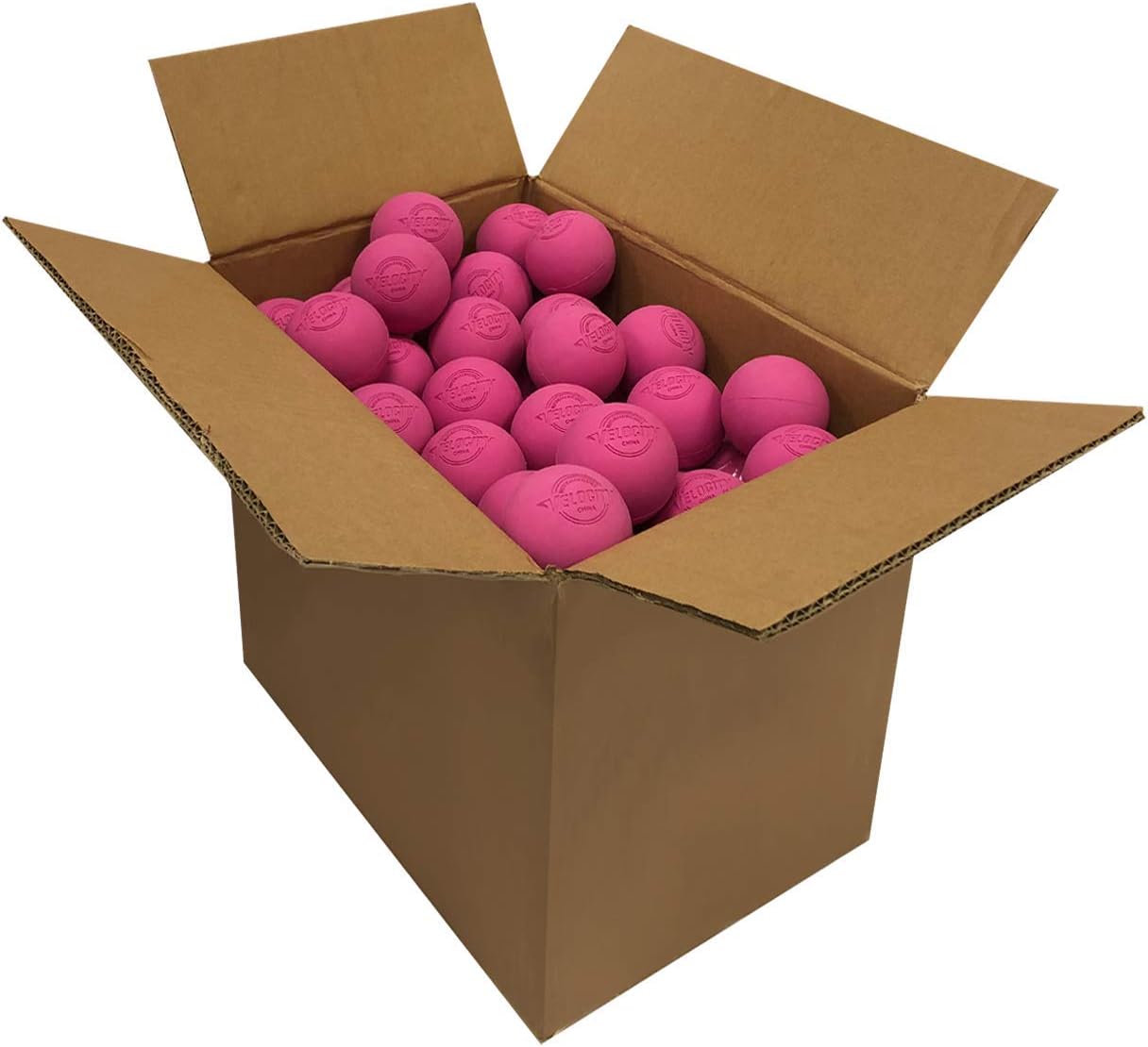 Velocity Lacrosse Balls for Practice and Official Use - 60 Pack
