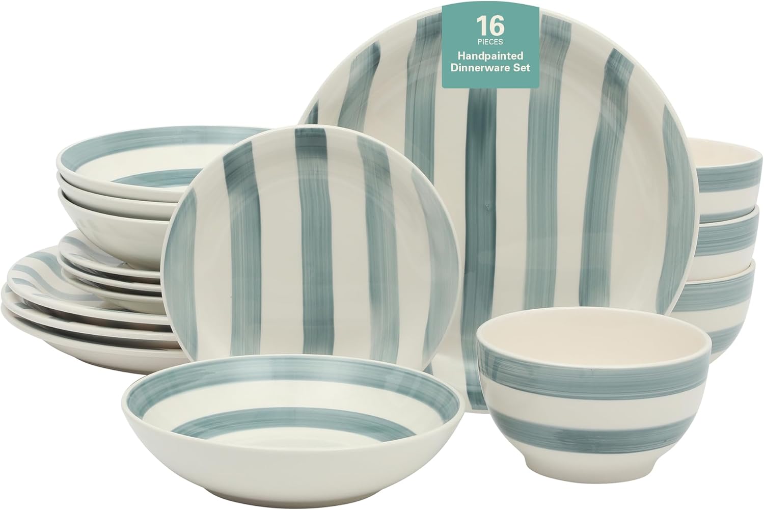 Gibson Home Kenwood Shores 16 Piece Dinnerware Set for 4
