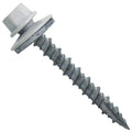 Metal Roofing Screws: 10 x 1-1/2 Brite White Hex Head Fasteners