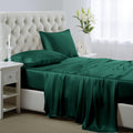 Lanest Housing Silk Satin Sheets King Size - Cooling, Deep Pocket Fit