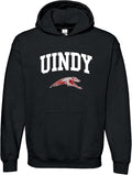 UGP Campus Apparel Unisex College Arch Logo Hoodie - Indianapolis