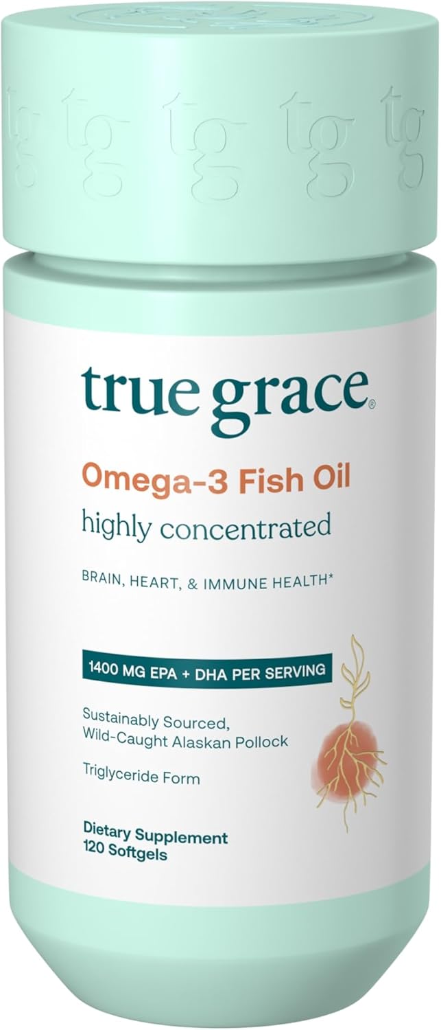 True Grace Omega-3 Fish Oil for Brain, Heart, and Joint Health