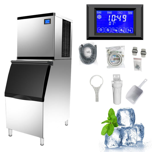 1000 lb Per Day Ice Maker: Fast, Reliable, Stainless Steel | CMICE