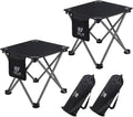 Opliy Camping Stool 2 Pack - Lightweight 13.5 in Folding Stool