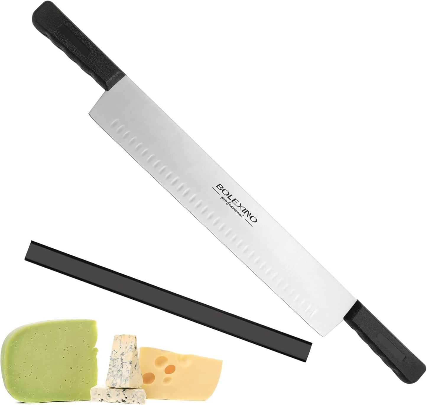 15 Inch Double Handle Cheese Knife for Charcuterie and More