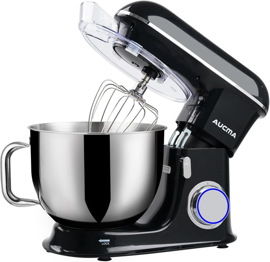 Aucma Stand Mixer 8.5QT 900W Powerful Kitchen Mixer for Baking