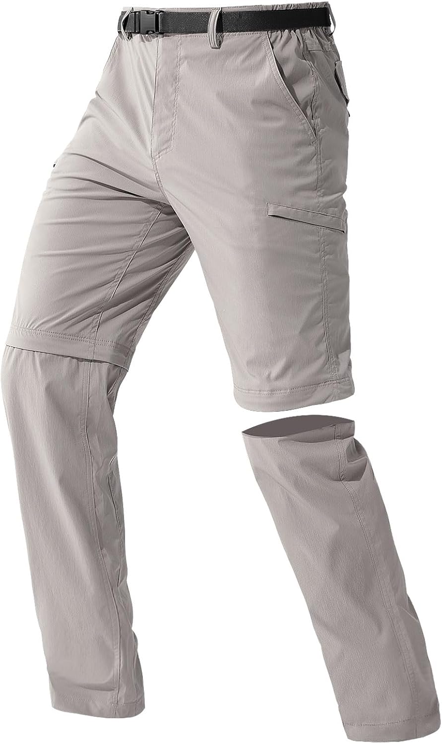 FREE SOLDIER Men's Outdoor Convertible Hiking Pants for Adventure