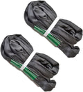 Black Spanset Round Slings 2-Pack 5300lb - Rugged Aerial & Rigging
