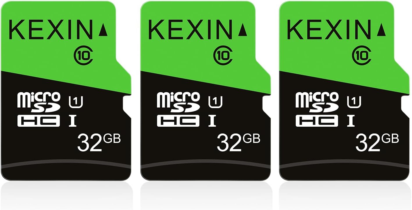 High Speed KEXIN 32GB Micro SD Card Trio for Fast Data Storage