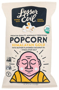 Organic Himalayan Gold Popcorn - Air Popped Snack Lesserevil