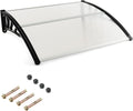 Goplus Awnings for Doors 48 in x 40 in Window Awning - Weather
