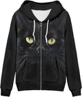 Irisjudy Color Stripes Zip Hoodie: Monet Art Chic
