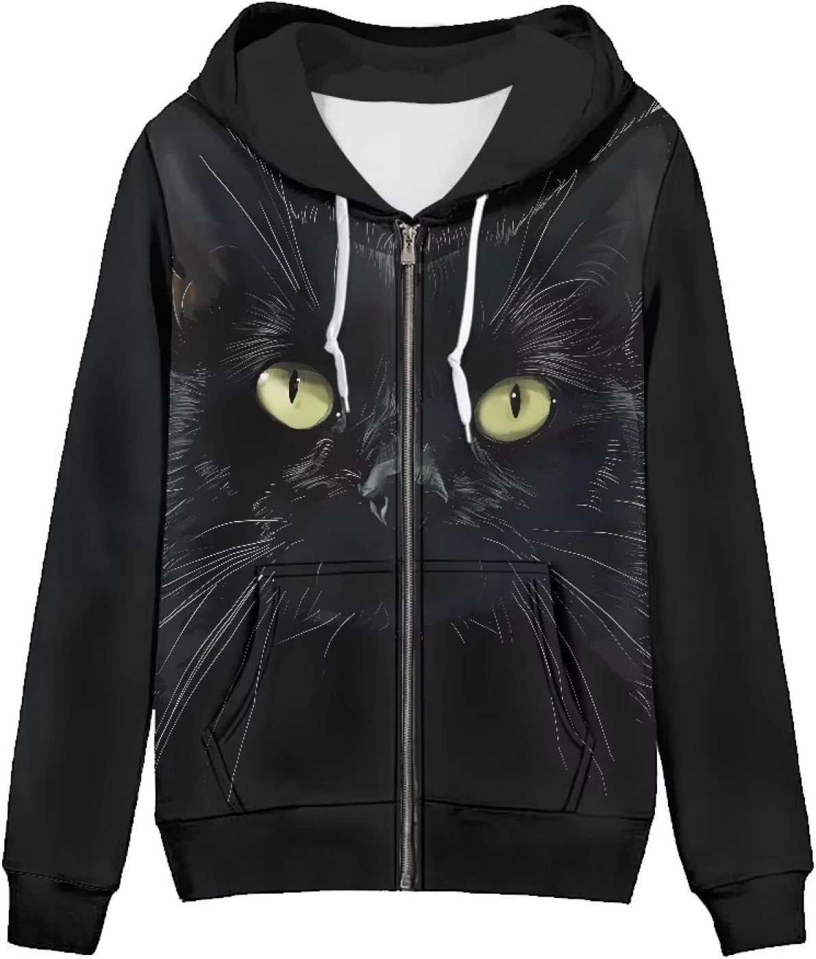Irisjudy Color Stripes Zip Hoodie: Monet Art Chic