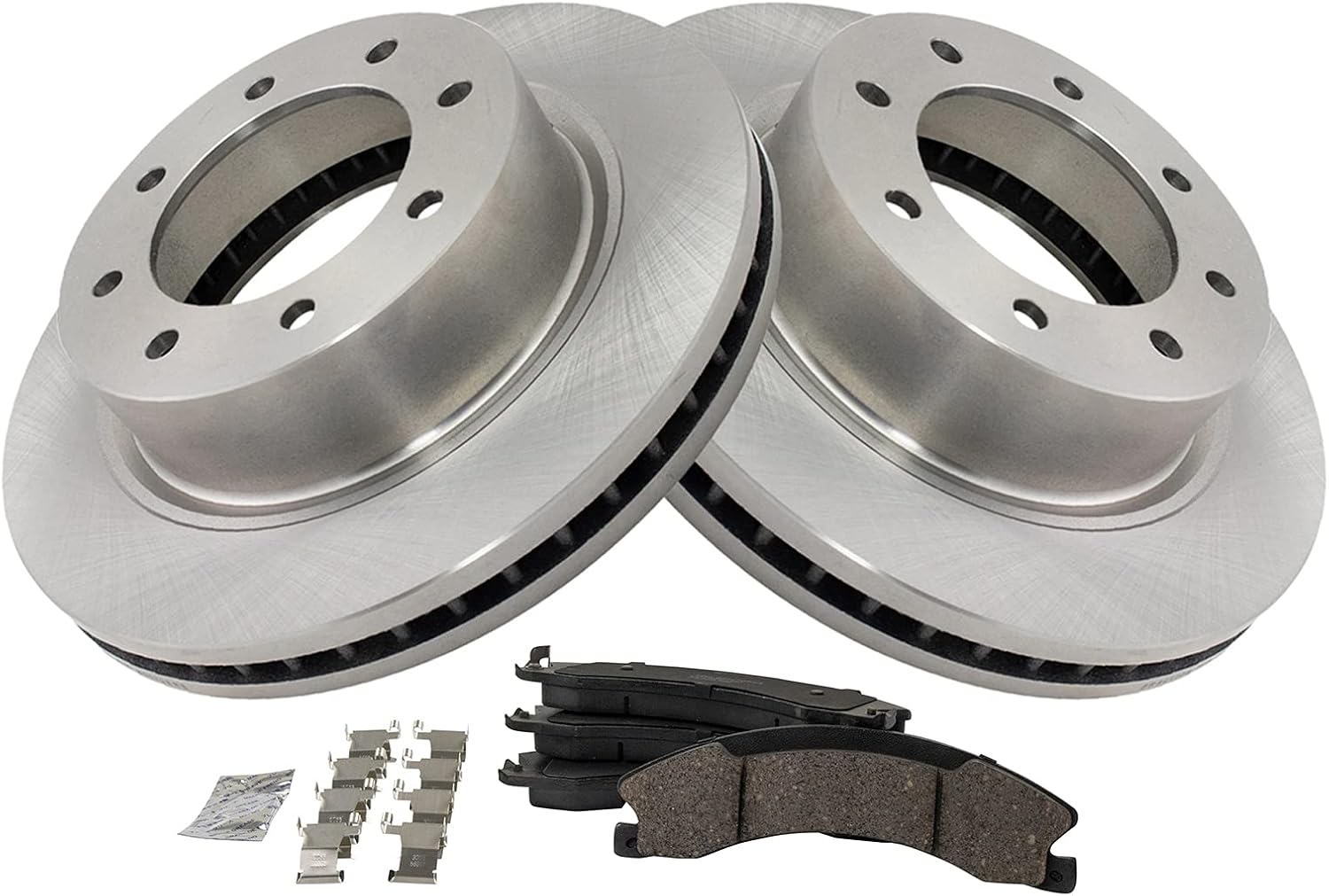 TRQ Front Brake Pad & Rotor Kit for 2012-2019 Nissan NV Series