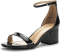 Womens Low-Chunk Low Heel Pump Sandal - Wide Fit Comfort