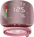 Wrist Blood Pressure Monitor with Curved Screen - Cute Pink