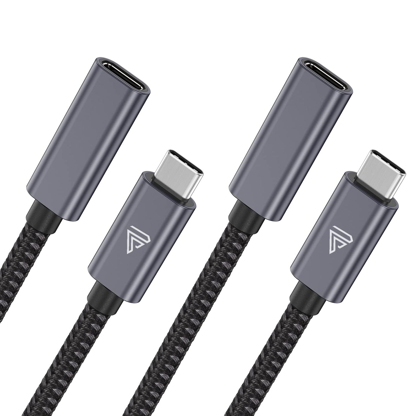 Fast 10FT USB-C Extender for MacBook, iPad Pro - 2 Packs