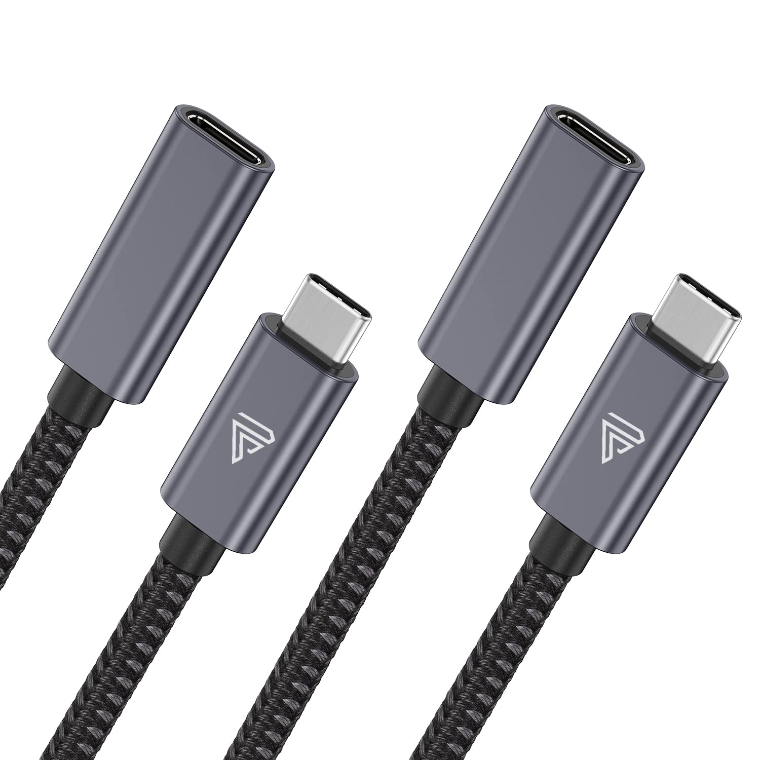 Fast 10FT USB-C Extender for MacBook, iPad Pro - 2 Packs
