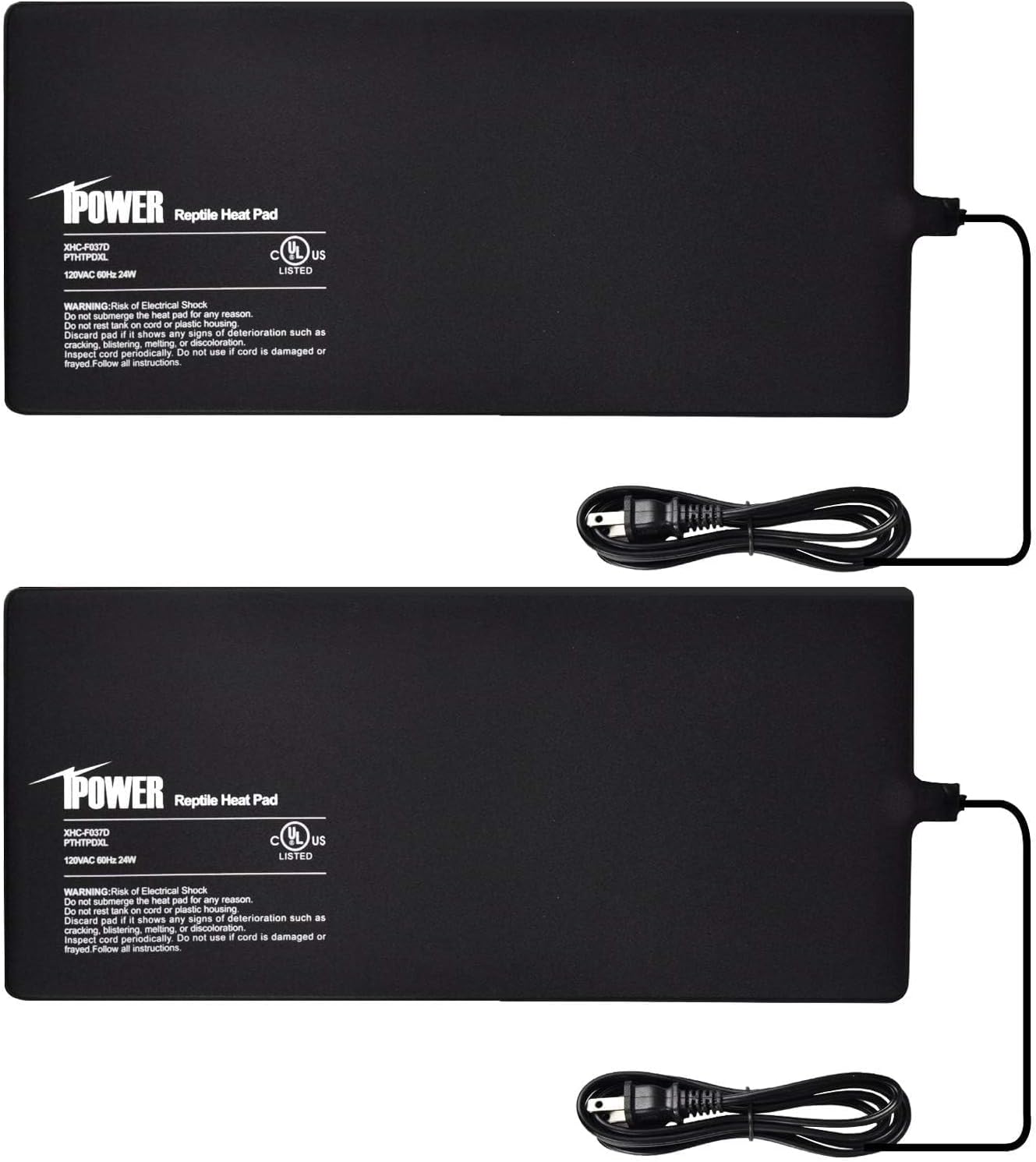 iPower Reptile Heat Pad 8x18 Inch for Turtles and Lizards