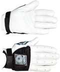 Premium Leather Handball Gloves Unpadded with Wrist Strap - Owen