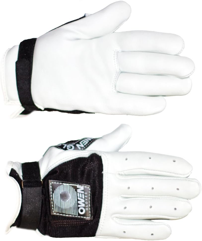 Owen Handball Gloves - Premium Leather, Unpadded with Strap