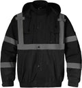 Hi Vis Reflective Rain Suits for Men - Waterproof Safety Jacket Tools